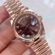 Swiss Rolex DayDate Rose Gold Presidential Brown Dial Watch EWF Swiss 3255 (2)_th.jpg